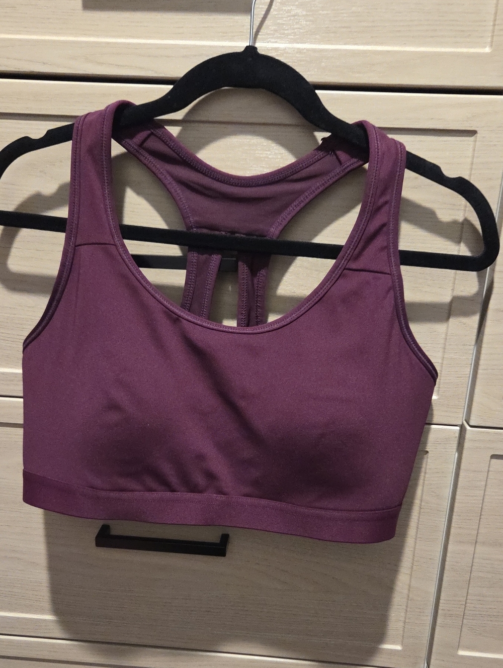 Avia Plum Racerback Seamless Sports Bra